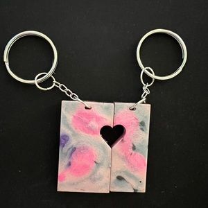 His and hers or best friend’s keychains